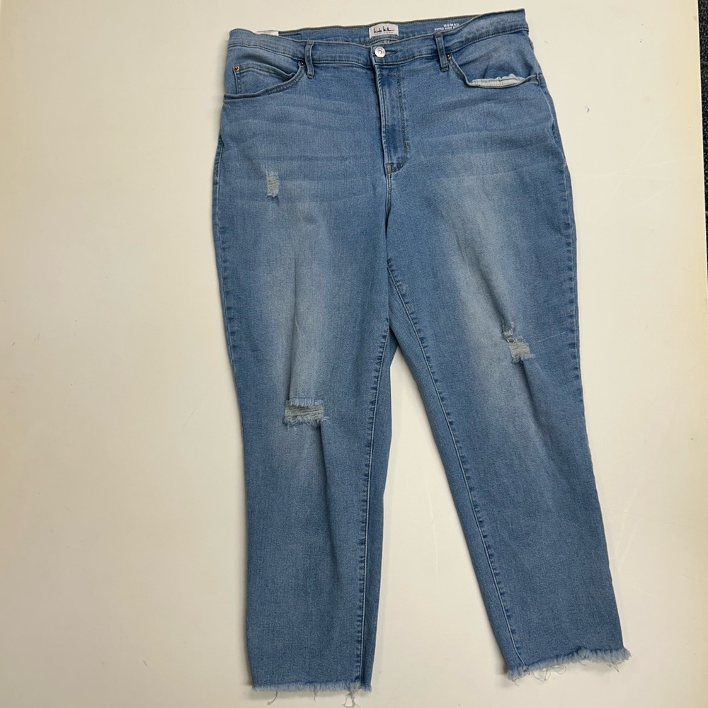 Nicole Miller Sky Blue Ankle Jeans